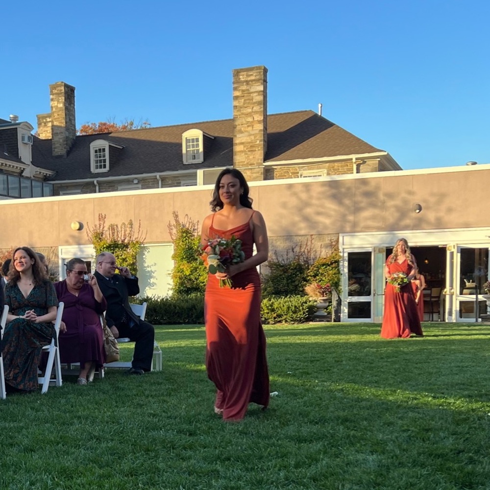 bridesmaid dress - david’s bridal